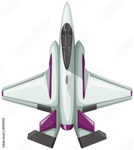 Modern design of fighting jet