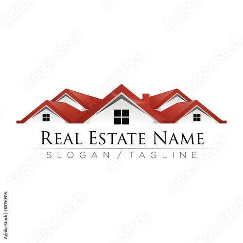 Property Real Estate logo icon vector