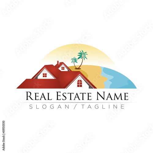 Property Real Estate logo icon vector