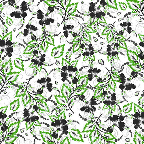 Fototapeta Naklejka Na Ścianę i Meble -  Seamless floral pattern