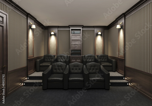 Valokuva Interior of a home theater