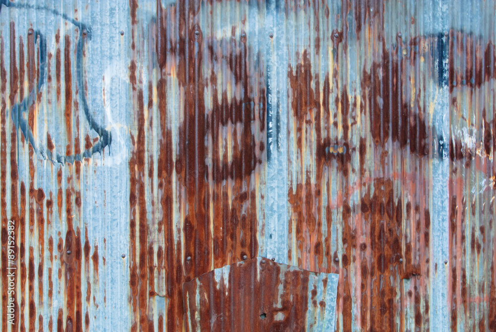 Rusted galvanized iron plate Rusted galvanized iron plate