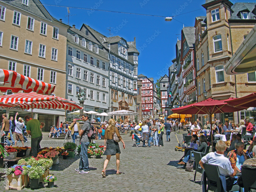 Obraz premium Rynek Marburg