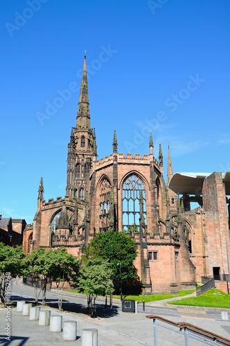 Coventry Cathedral ruin.