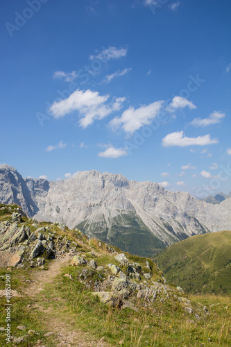 Carnic Alps View From Geo Trail Wolayersee In Lesachtal