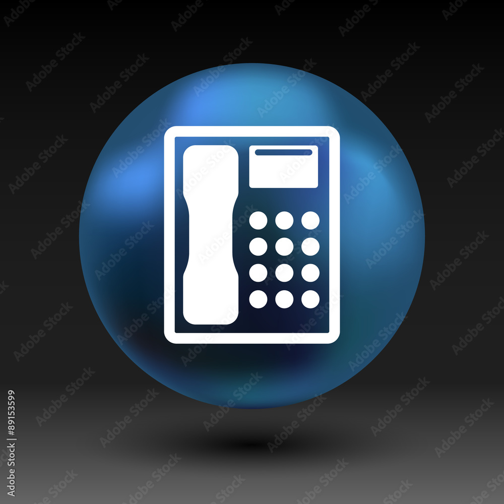 Telephone vector icon phone ip business concept Telephone vector icon phone ip business concept