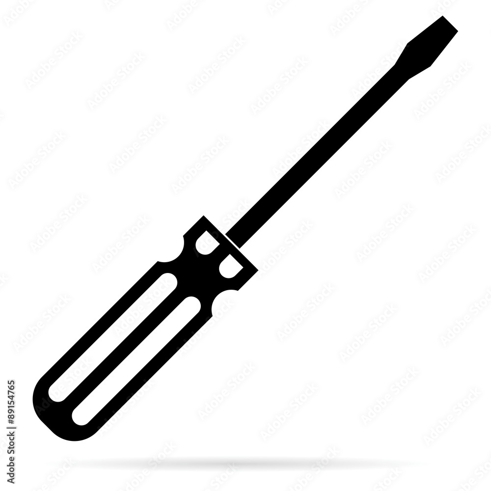 Screwdriver vector icon Screwdriver vector icon