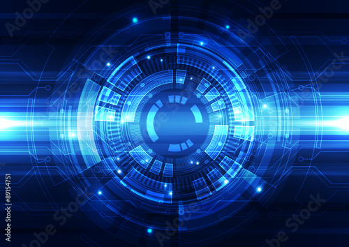 abstract vector engineering technology background, illustration