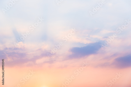 Sky in sunset