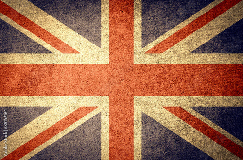 grunge flag of England