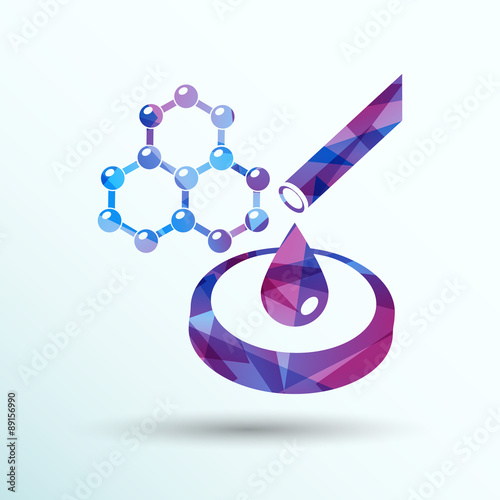 hexagonal abstract icons business and communication concepts