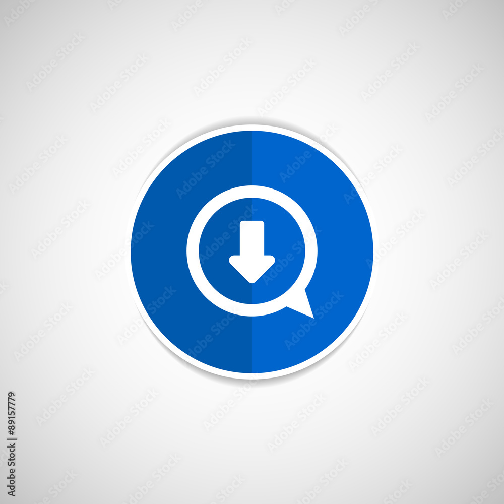 Arrow down bottom sign pictogram Vector symbol icon Simple Arrow down bottom sign pictogram Vector symbol icon Simple