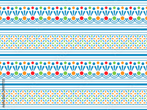 Tribal Seamless Pattern. Ethnic Vector Background