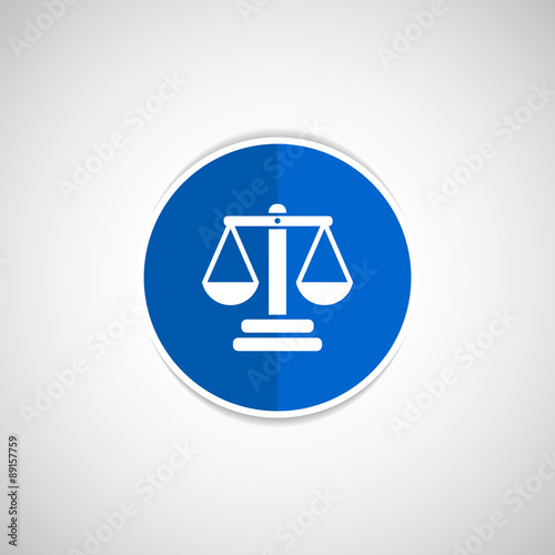justice vector icon symbol measurement balance
