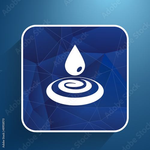 water drop rain vector droplet icon fluid clean design