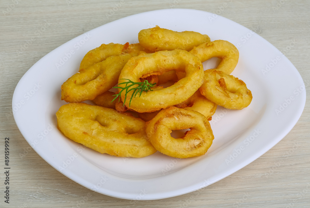 Calamari rings Calamari rings