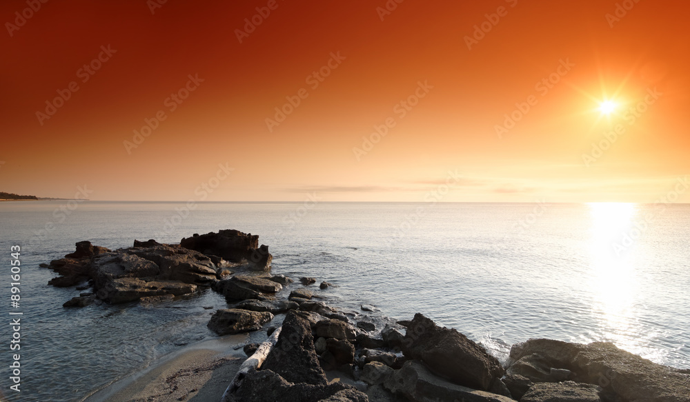 Obraz premium Bravone, plage de Corse
