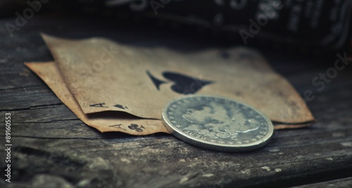 Poker at the Old Saloon