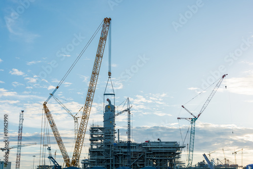 Construction Industry oil rig refinery working site