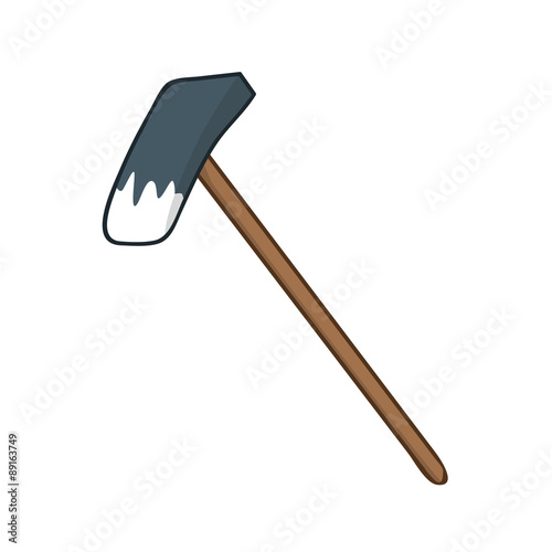 hoe isolated illustration