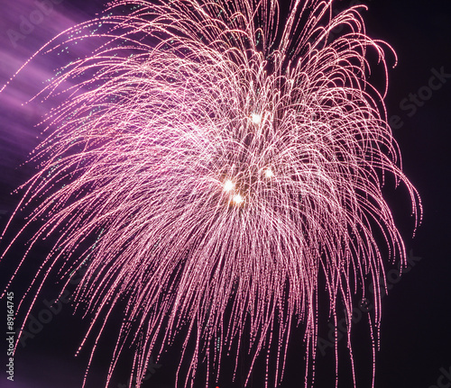 Obraz na płótnie Pyromagic Szczecin 2015 w salonie