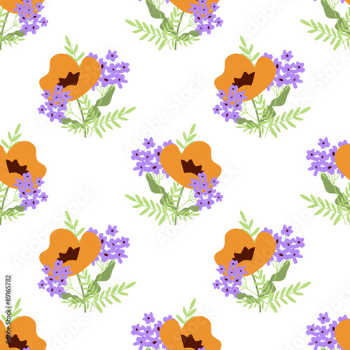 Fototapeta Naklejka Na Ścianę i Meble -  Floral pattern