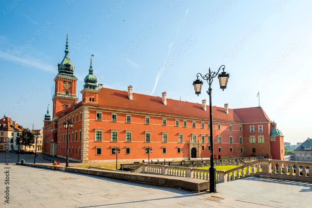 Warsaw Royal castle - obrazy, fototapety, plakaty 