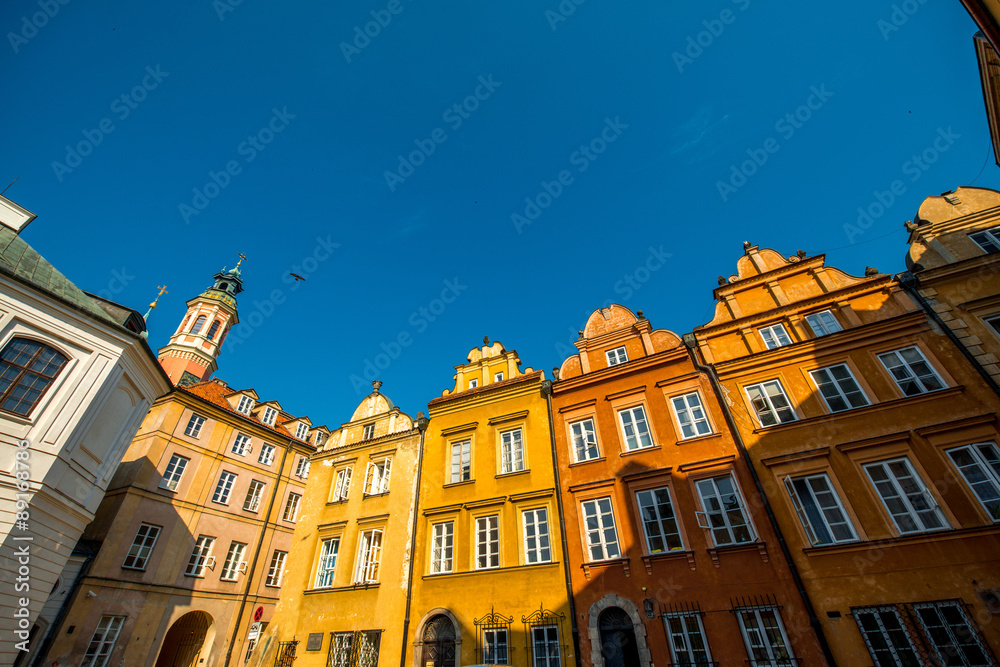 Fototapeta premium Historical buildings in the Warsaw
