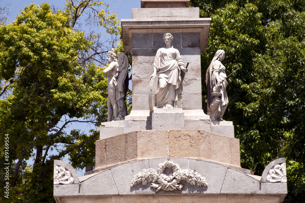 Obraz premium Denkmal Obelisk Madrid