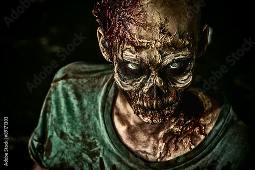 toothy zombie photo