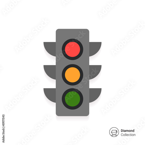Traffic light icon