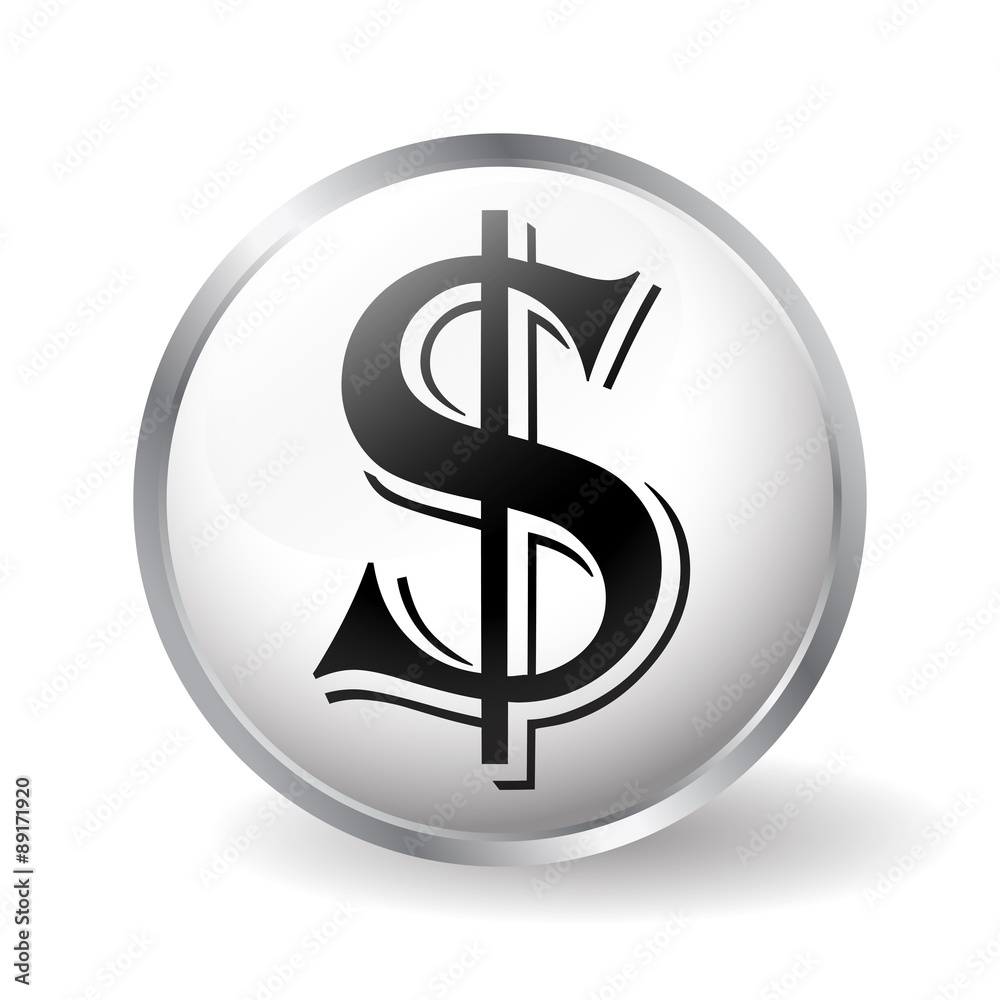 Dollar icon vector Dollar icon vector