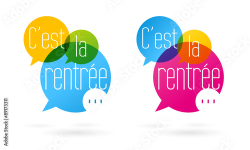 C'est la rentrée