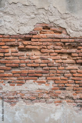 Old brick wall.Vintage tone.