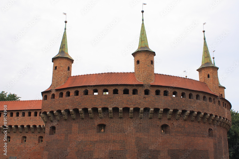 Fototapeta premium Kraków - Barbakan