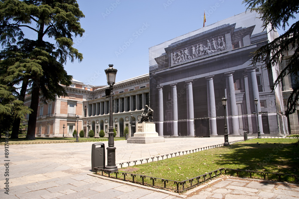 Obraz premium Eingang Prado Museum Madrid