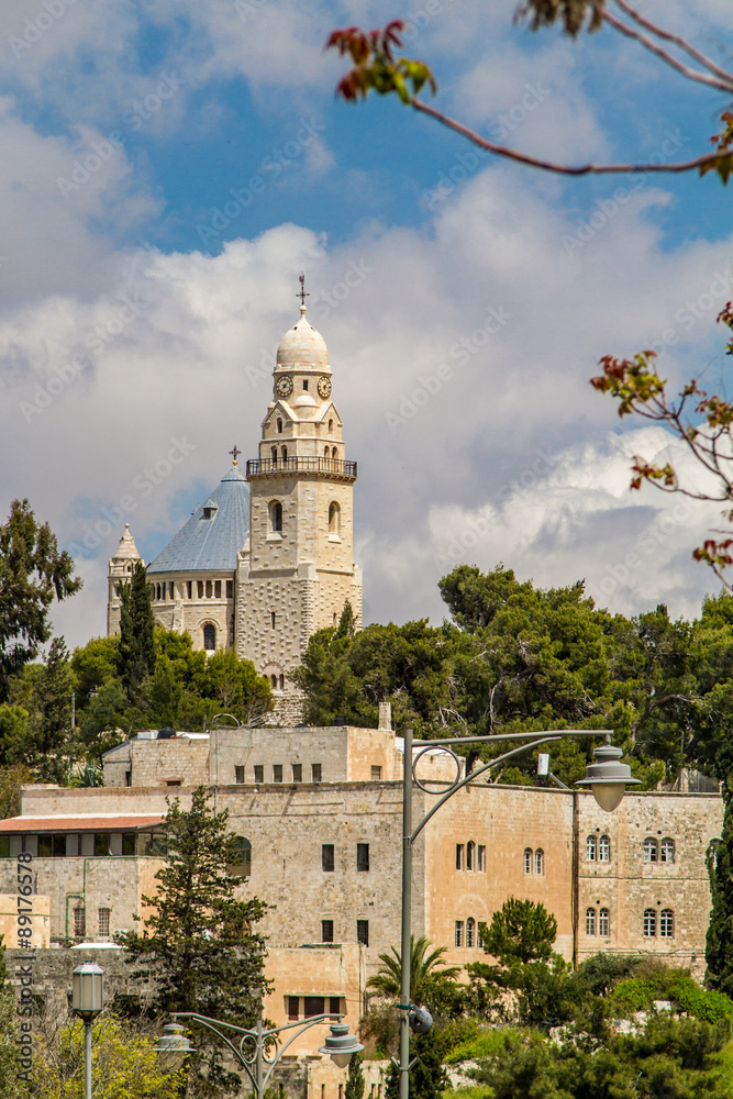 Israel Jerusalem Dormition Abbey April 4, 2015