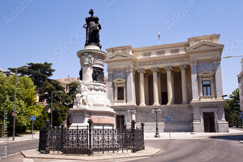 Denkmal vor Retiro Park Madrid