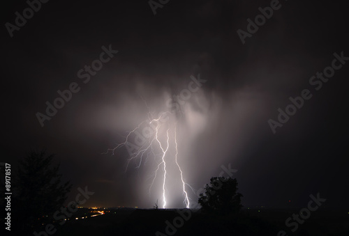 I-5 Thunderstorm In the Mid Willamette Valley photo