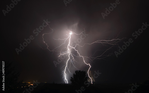 I-5 Thunderstorm In the Mid Willamette Valley photo