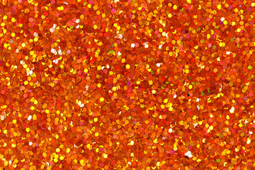 Orange glitter texture.