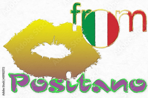 Foto Kiss from Positano