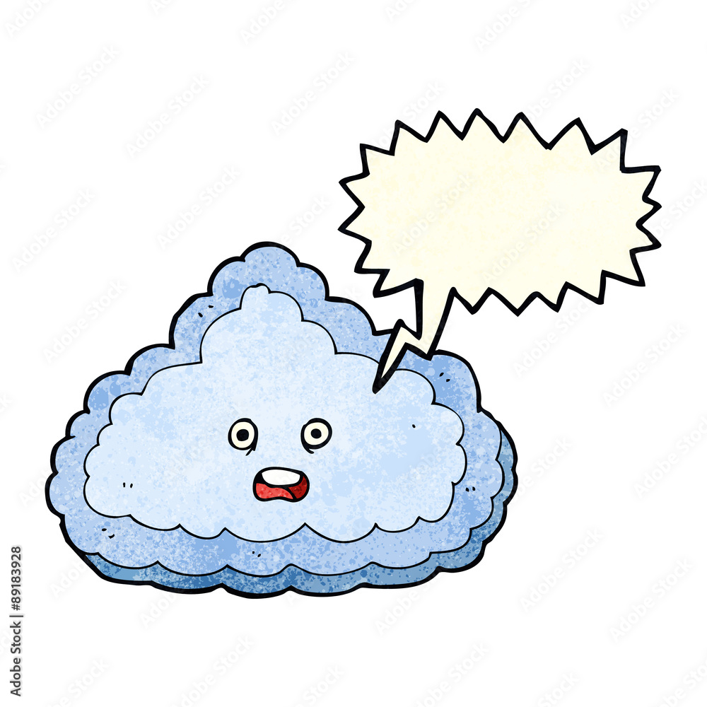 cartoon cloud with speech bubble cartoon cloud with speech bubble