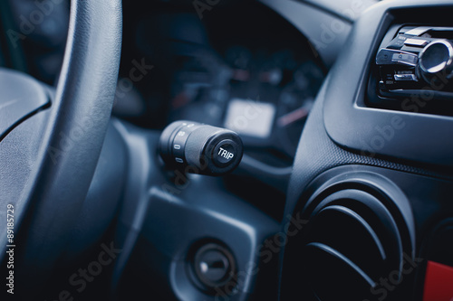 car keyhole and sequential gearbox steering wheel pedals