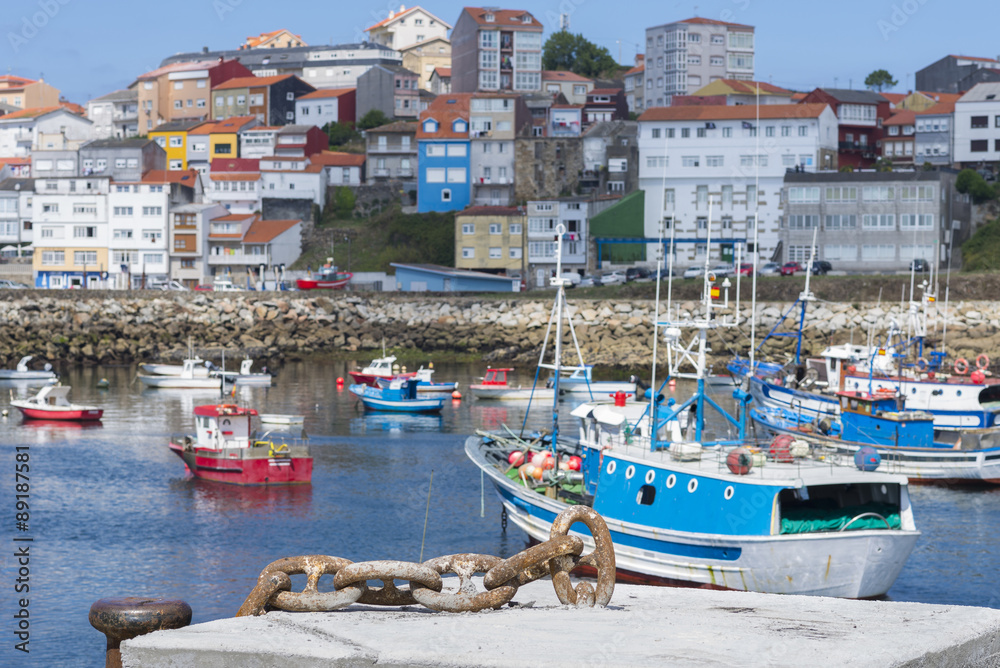 Puerto de Finisterre (La Coruña, España).