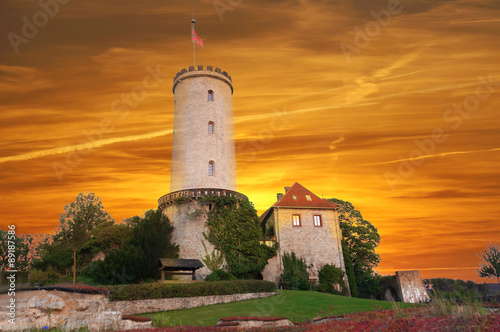 Sparrenburg bei Sonnenuntergagng