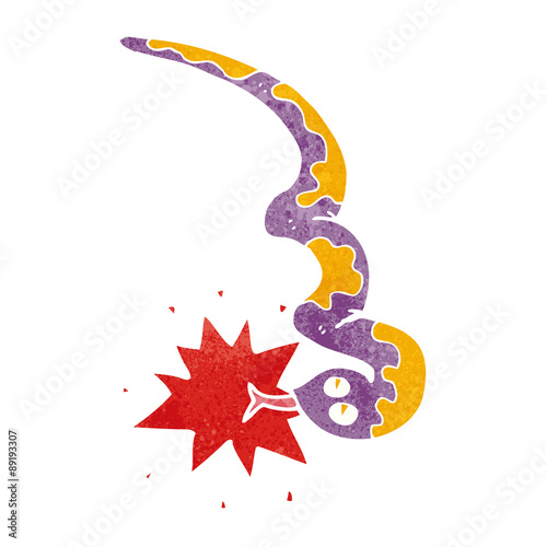 cartoon poisonous snake