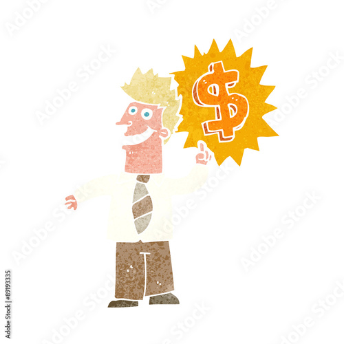 making money cartoon