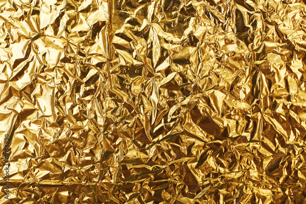 Crumpled foil texture background Crumpled foil texture background