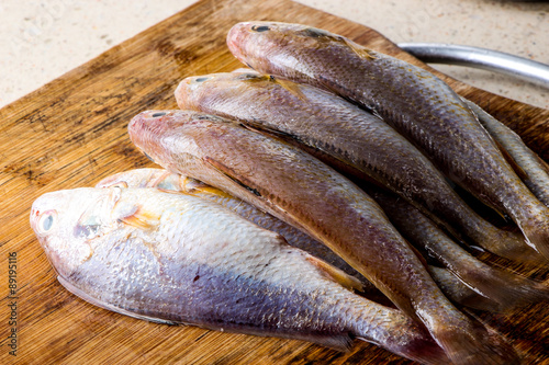 Fresh raw fish photo